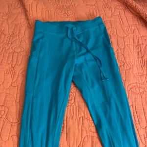 Alo leggings tie waist Blue size Medium